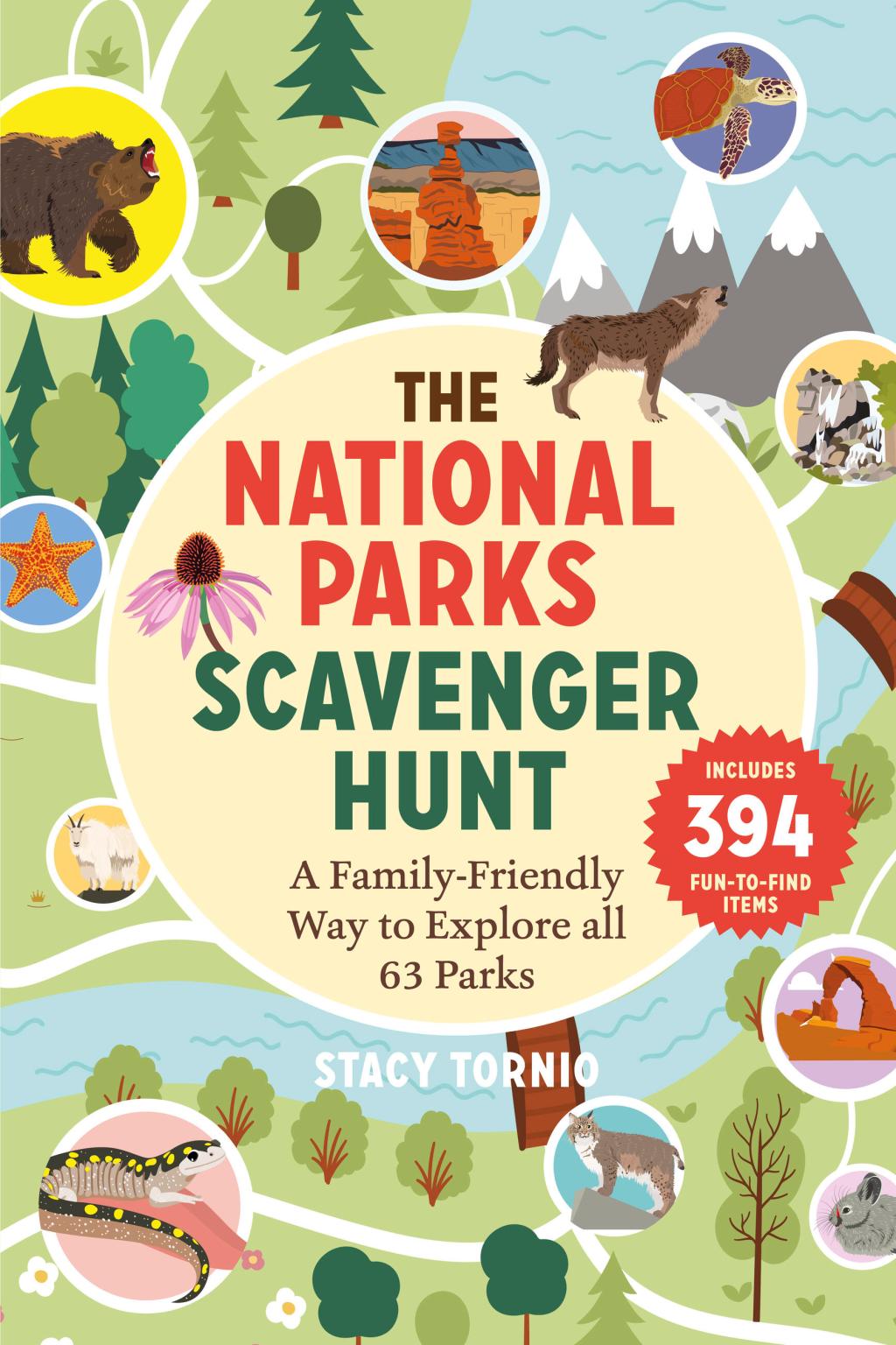 Book cover image of The National Parks Scavenger Hunt by Stacy Tornio.