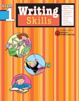 Writing Skills: Grade 1 (Flash Kids Harcourt Family Learning)
