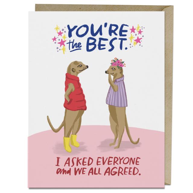 You’re the Best Encouragement Card