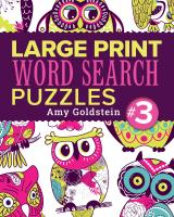 Large Print Word Search Puzzles 3